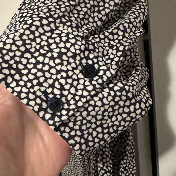 Tory Burch Button Front Ruffle Collar Blouse Size 6 - Picture 4 of 8